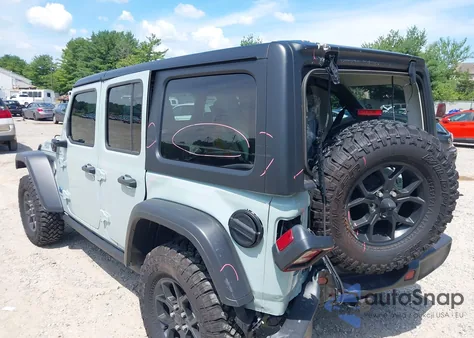 2024 Jeep Wrangler 4Xe Willys 4Xe z USA, uszkodzony, nr VIN 1C4RJXN65RW295262